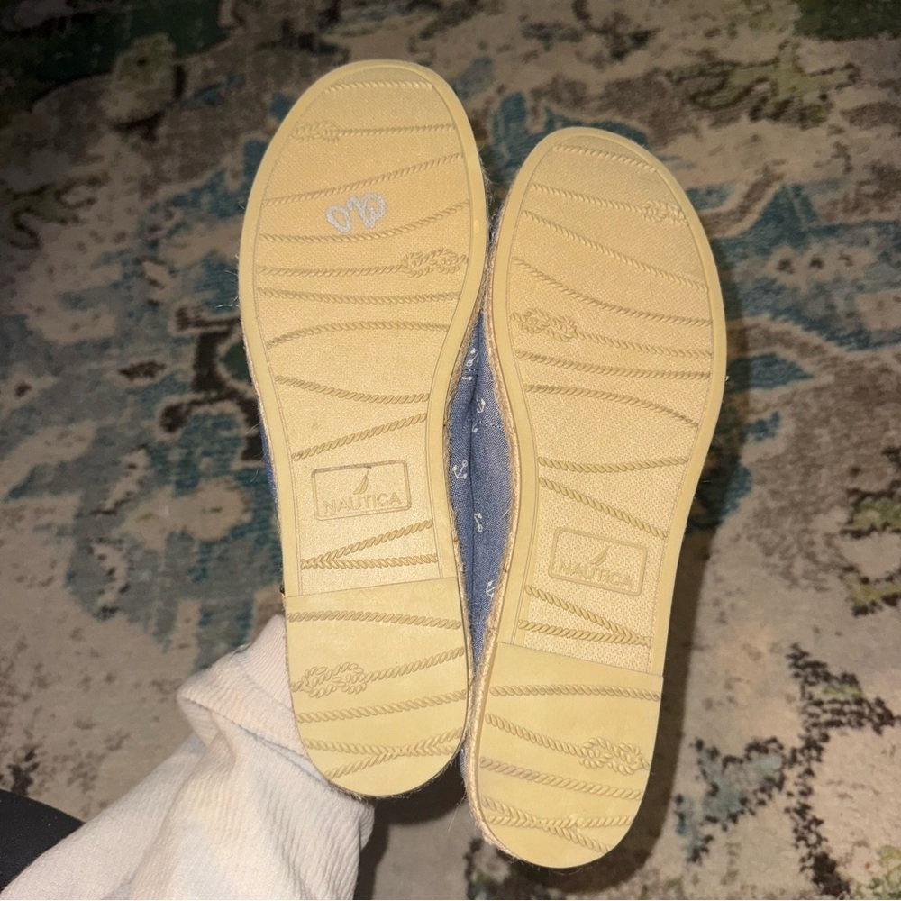 Nautical Coastal Nautica Rudder Espadrille Flats – Size 10 (EUR 41) - Picture 4 of 8